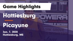 Hattiesburg  vs Picayune  Game Highlights - Jan. 7, 2020