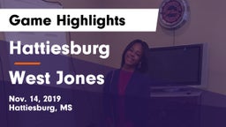 Hattiesburg  vs West Jones  Game Highlights - Nov. 14, 2019