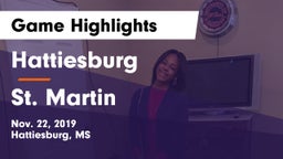 Hattiesburg  vs St. Martin  Game Highlights - Nov. 22, 2019