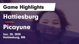 Hattiesburg  vs Picayune  Game Highlights - Jan. 28, 2020