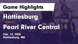 Hattiesburg  vs Pearl River Central Game Highlights - Feb. 14, 2020