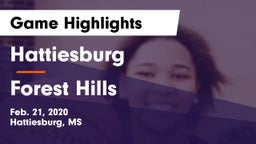 Hattiesburg  vs Forest Hills  Game Highlights - Feb. 21, 2020