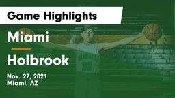 Miami  vs Holbrook  Game Highlights - Nov. 27, 2021