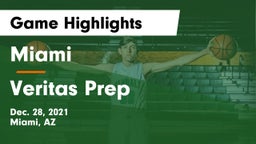 Miami  vs Veritas Prep  Game Highlights - Dec. 28, 2021