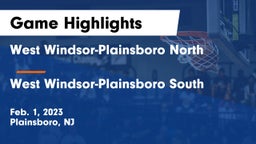 West Windsor-Plainsboro North  vs West Windsor-Plainsboro South  Game Highlights - Feb. 1, 2023