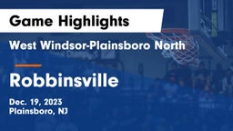 West Windsor-Plainsboro North  vs Robbinsville  Game Highlights - Dec. 19, 2023