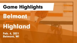 Belmont  vs Highland  Game Highlights - Feb. 6, 2021