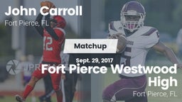Matchup: John Carroll High vs. Fort Pierce Westwood High 2017