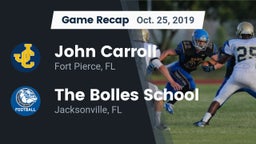 Recap: John Carroll  vs. The Bolles School 2019