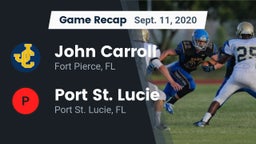 Recap: John Carroll  vs. Port St. Lucie  2020