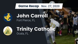 Recap: John Carroll  vs. Trinity Catholic  2020