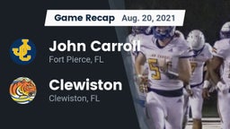 Recap: John Carroll  vs. Clewiston  2021