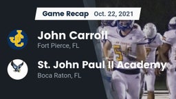 Recap: John Carroll  vs. St. John Paul II Academy 2021