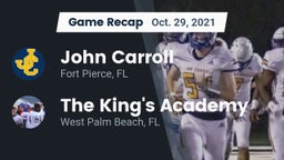 Recap: John Carroll  vs. The King's Academy 2021