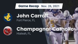 Recap: John Carroll  vs. Champagnat Catholic  2021
