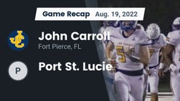 Recap: John Carroll  vs. Port St. Lucie  2022