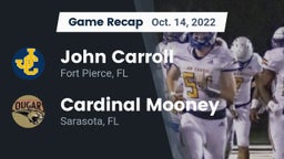 Recap: John Carroll  vs. Cardinal Mooney  2022