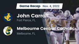 Recap: John Carroll  vs. Melbourne Central Catholic  2022