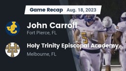 Recap: John Carroll  vs. Holy Trinity Episcopal Academy 2023