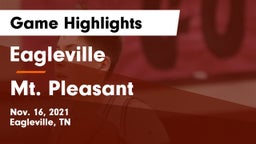 Eagleville  vs Mt. Pleasant  Game Highlights - Nov. 16, 2021