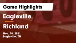 Eagleville  vs Richland  Game Highlights - Nov. 20, 2021
