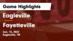 Eagleville  vs Fayetteville  Game Highlights - Jan. 13, 2022