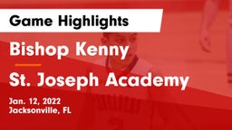 Bishop Kenny  vs St. Joseph Academy  Game Highlights - Jan. 12, 2022