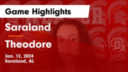 Saraland  vs Theodore  Game Highlights - Jan. 12, 2024