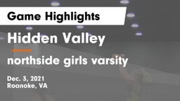 Hidden Valley  vs northside  girls varsity Game Highlights - Dec. 3, 2021