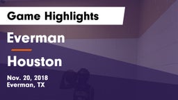 Everman  vs Houston  Game Highlights - Nov. 20, 2018