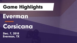 Everman  vs Corsicana  Game Highlights - Dec. 7, 2018