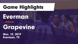 Everman  vs Grapevine  Game Highlights - Nov. 19, 2019