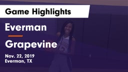 Everman  vs Grapevine  Game Highlights - Nov. 22, 2019