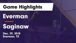 Everman  vs Saginaw  Game Highlights - Dec. 29, 2018