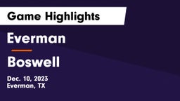 Everman  vs Boswell   Game Highlights - Dec. 10, 2023