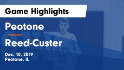 Peotone  vs Reed-Custer  Game Highlights - Dec. 10, 2019