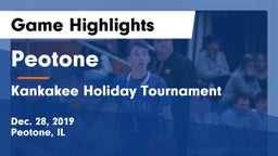 Peotone  vs Kankakee Holiday Tournament Game Highlights - Dec. 28, 2019