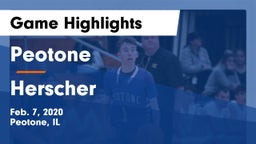 Peotone  vs Herscher  Game Highlights - Feb. 7, 2020