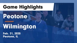 Peotone  vs Wilmington  Game Highlights - Feb. 21, 2020