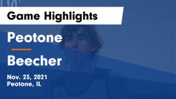 Peotone  vs Beecher  Game Highlights - Nov. 23, 2021