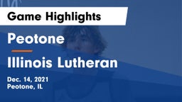 Peotone  vs Illinois Lutheran Game Highlights - Dec. 14, 2021