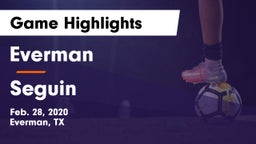 Everman  vs Seguin  Game Highlights - Feb. 28, 2020