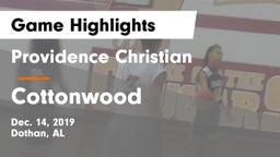 Providence Christian  vs Cottonwood Game Highlights - Dec. 14, 2019