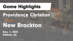 Providence Christian  vs New Brockton  Game Highlights - Dec. 1, 2023