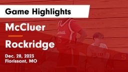 McCluer  vs Rockridge  Game Highlights - Dec. 28, 2023