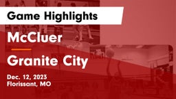 McCluer  vs Granite City  Game Highlights - Dec. 12, 2023