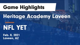 Heritage Academy Laveen vs NFL YET  Game Highlights - Feb. 8, 2021