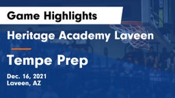 Heritage Academy Laveen vs Tempe Prep  Game Highlights - Dec. 16, 2021