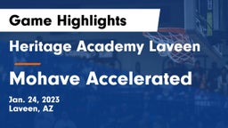 Heritage Academy Laveen vs Mohave Accelerated Game Highlights - Jan. 24, 2023