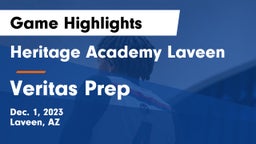Heritage Academy Laveen vs Veritas Prep  Game Highlights - Dec. 1, 2023